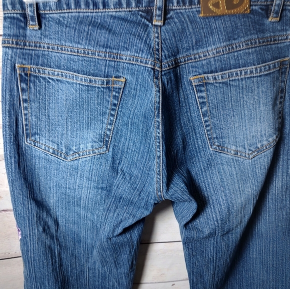 Disney Tinkerbell Midrise Bootcut Jeans Size 4 - Picture 9 of 10